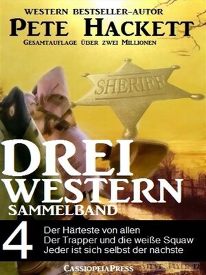 cover image of Pete Hackett--Drei Western, Sammelband 4